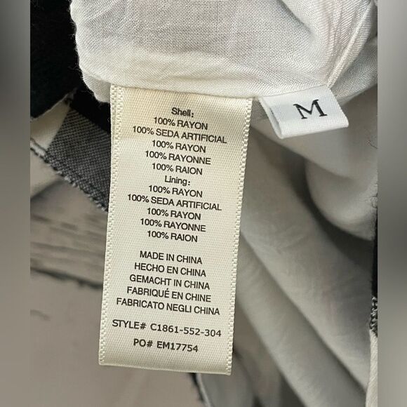 Anthropologie Cloth & Stone Ruffled Buffalo Check Romper M - Picture 8 of 9